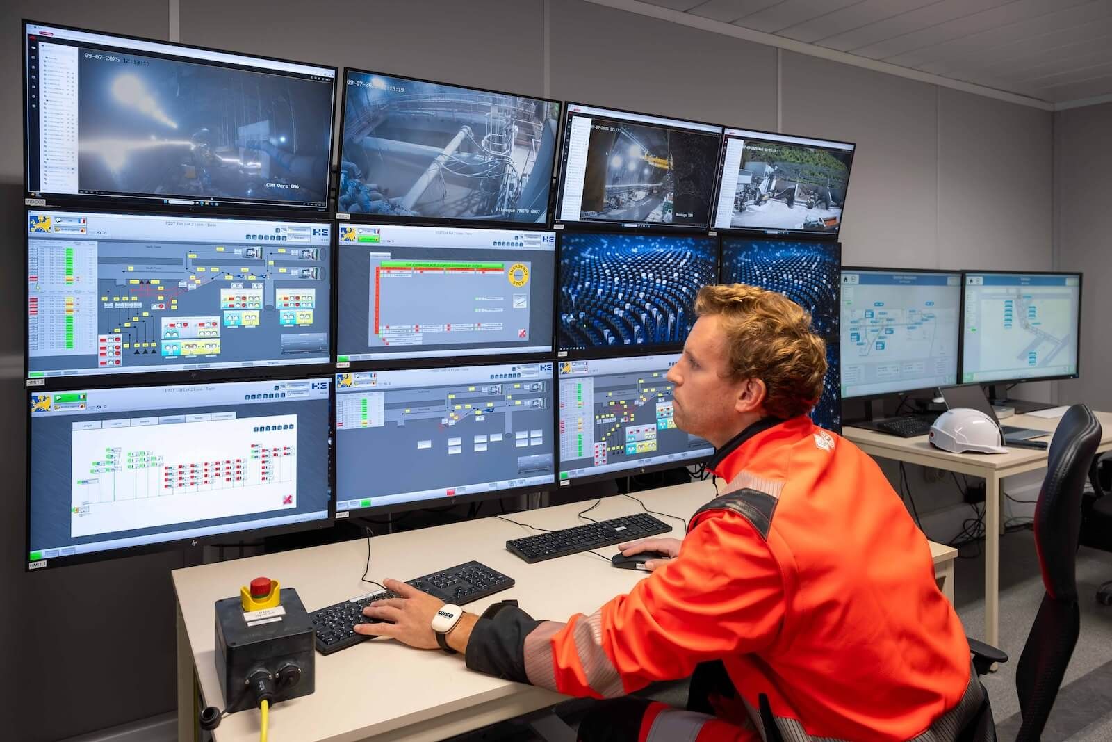 WISE Safety Centric equipment on a tunnel site